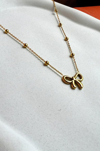Golden Bow Locket