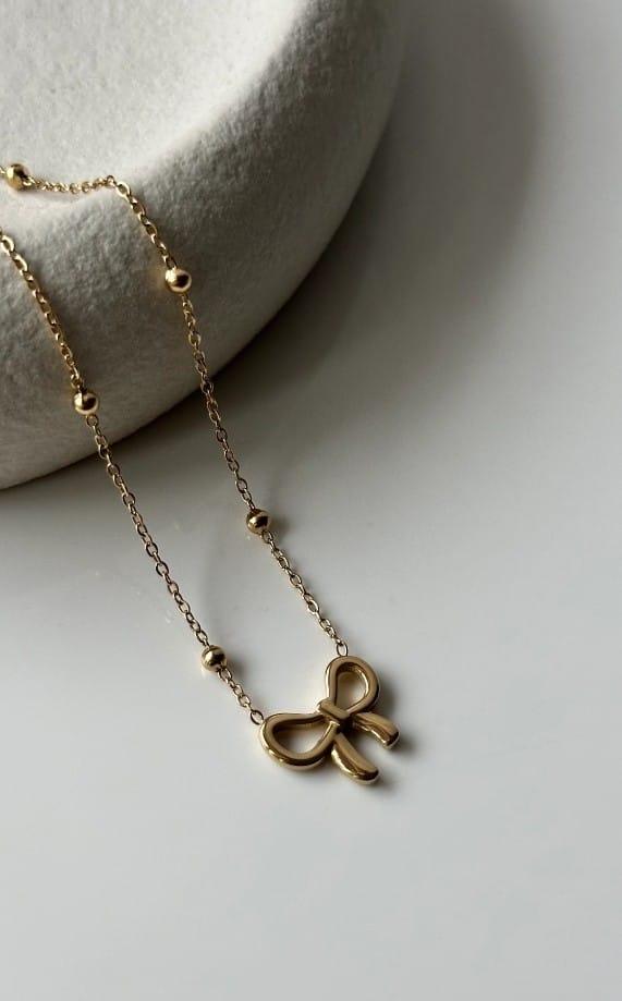 Golden Bow Locket